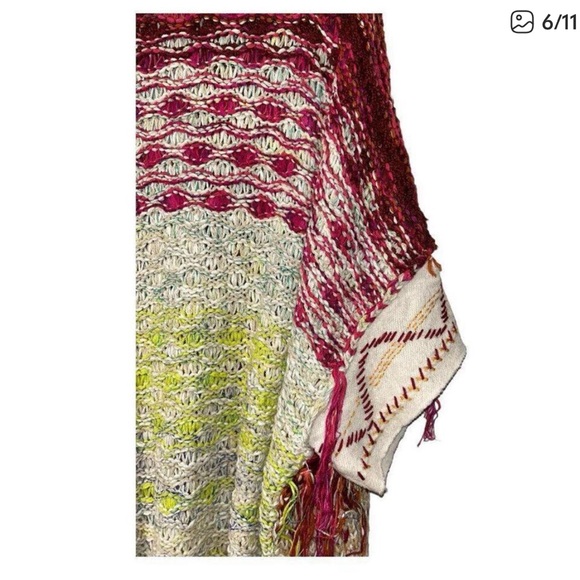 Free People Skies The Limit Cardigan Desert Dream Combo Small NWT - Picture 4 of 15